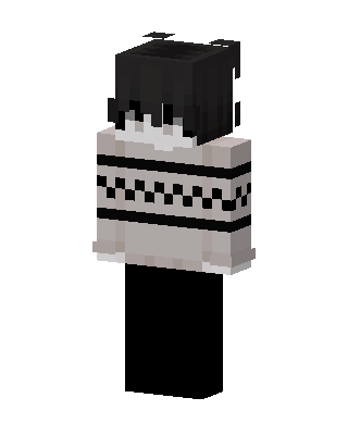 Cozy Sweater skin, 3D preview
