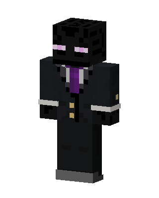 Suited Enderman Minecraft skin