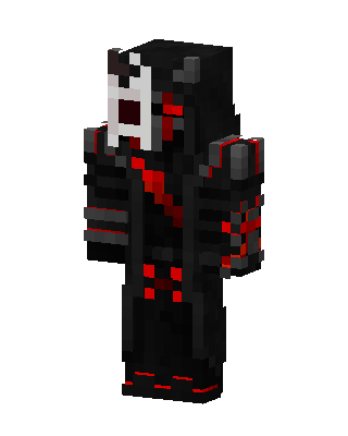 Black Villain Boy skin, 3D preview