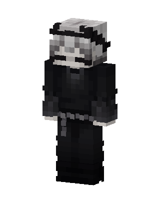 Black Villain Boy skin, 3D preview