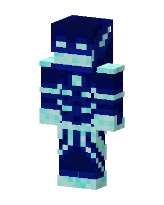 Frost Skeleton Minecraft skin