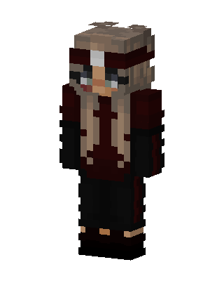 Crimson Hooded Rogue Minecraft skin