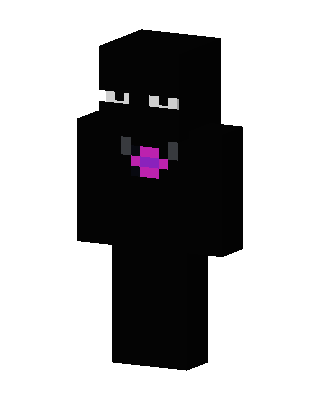 Enderman skin, 3D preview