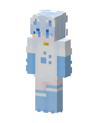 Blue Cutie Girl Minecraft skin