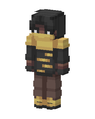 Golden Scarf Wanderer Minecraft skin