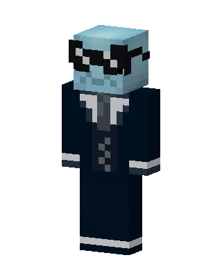 Skeppy In Suit skin, 3D preview