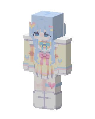 Pastel Angel skin, 3D preview