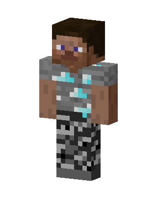 Diamond Ore Steve Minecraft skin