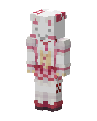 White Holiday Girl Minecraft holiday skin