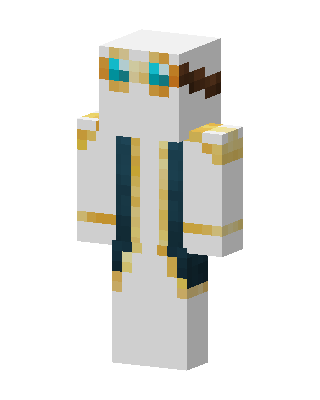 White Hero skin, 3D preview