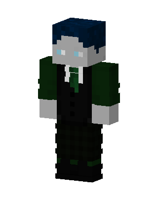 Emerald Gentleman skin, 3D preview