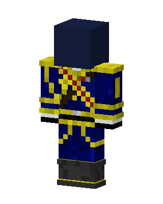 Royal Hussar skin, 3D preview