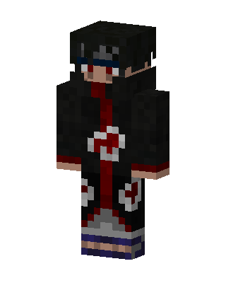 Itachi Uchiha skin, 3D preview