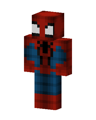 Spider-Man skin, 3D preview