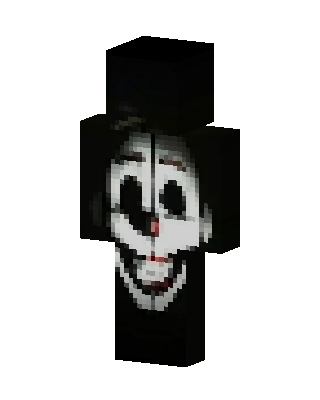Black Costume skin, 3D preview