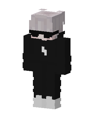 Shadow Hoodie Boy skin, 3D preview