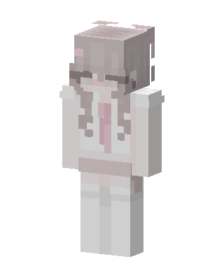Pastel Bunny Girl skin, 3D preview