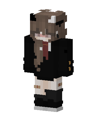 Uniform Demon Girl Minecraft skin