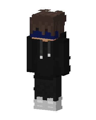 Black Hoodie Boy Minecraft hoodie skin
