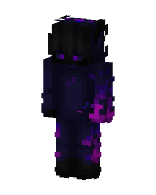 Black Villain Boy skin, 3D preview