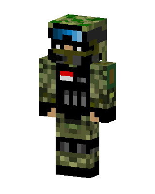Camo Soldier Minecraft skin