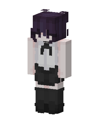 Gothic Maid skin, 3D preview