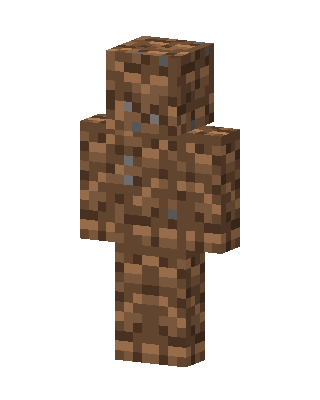 Dirt Block skin, 3D preview