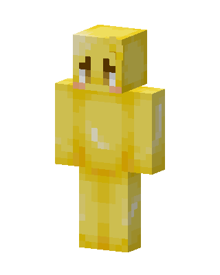 Crying Gold skin, 3D preview