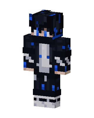 Midnight Hoodie skin, 3D preview
