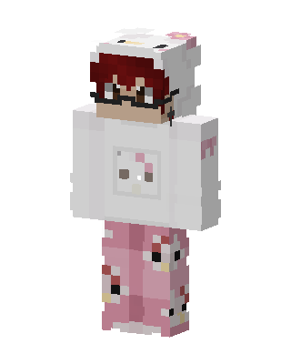 White Animal Girl Minecraft skin