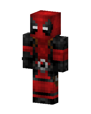 Deadpool skin, 3D preview
