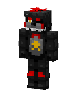Nightmare Freddy skin, 3D preview