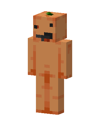 Carrot Man skin, 3D preview