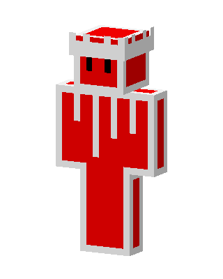 Red Castle skin, 3D preview