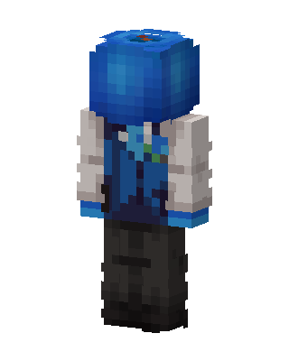 Blueberry Head skin, 3D preview