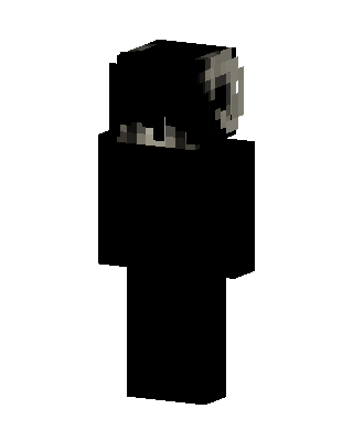 Black Mob Boy skin, 3D preview
