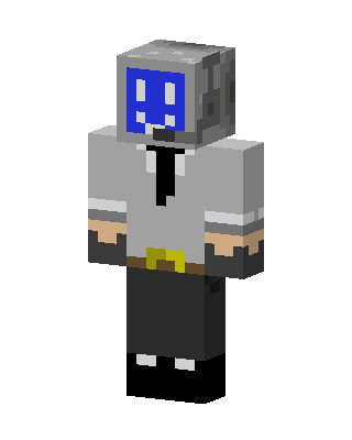 Gray Suit Boy skin, 3D preview