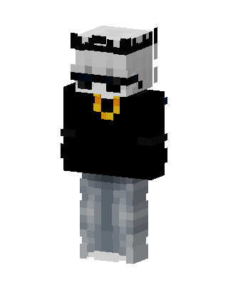 Gold Chain Panda skin, 3D preview