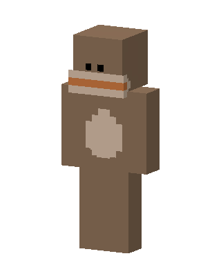 Sock Monkey skin, 3D preview