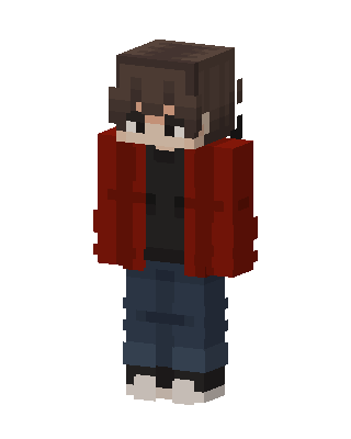 Red Player Boy skin, 3D preview