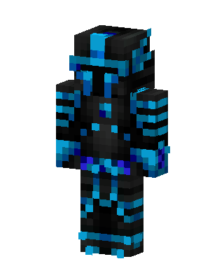 Neon Knight skin, 3D preview