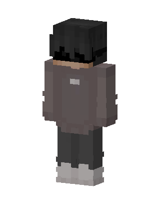 Hoodie Boy skin, 3D preview