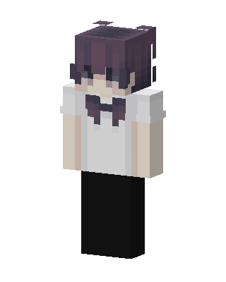 Plum Bowtie skin, 3D preview