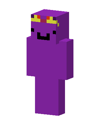 Purple Royal skin, 3D preview