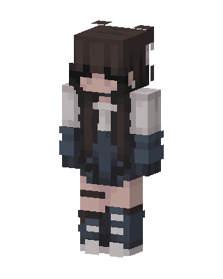 Denim Emo Girl skin, 3D preview