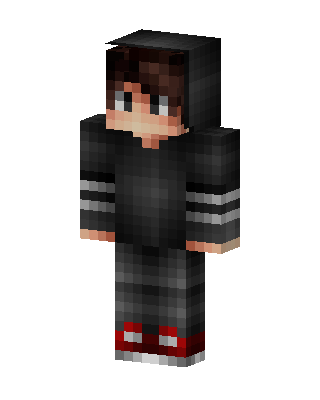Hoodie Boy skin, 3D preview