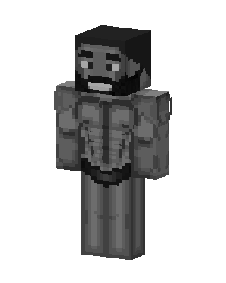 Gray Soldier Boy Minecraft skin