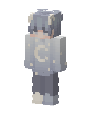 Moon Sweater skin, 3D preview