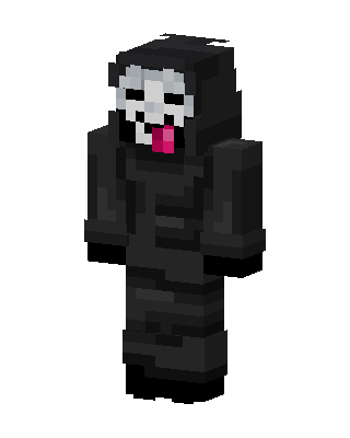 Black Hooded Villain Boy Minecraft skin