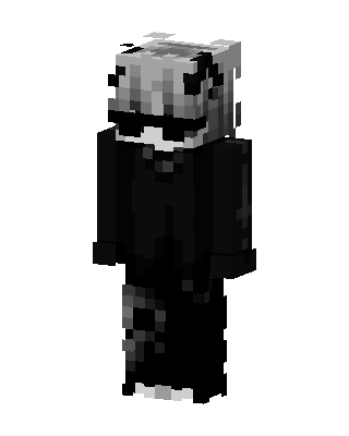 Shadow Panda skin, 3D preview